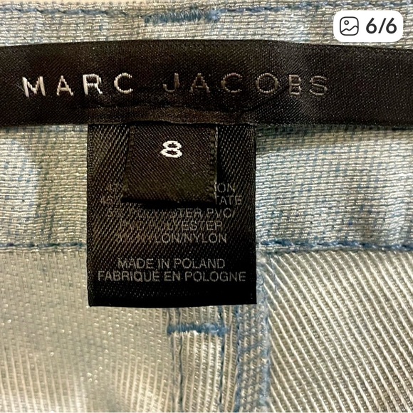 Marc Jacobs Straight Leg Metallic Pant - Picture 6 of 6